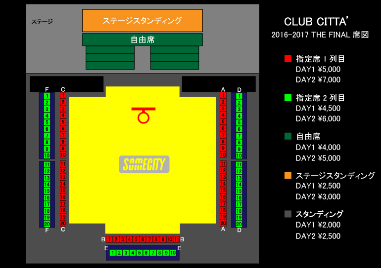【チケット発売情報】3月4日(日)&3月5日(日)SOMECITY 2016-2017 THE FINAL
